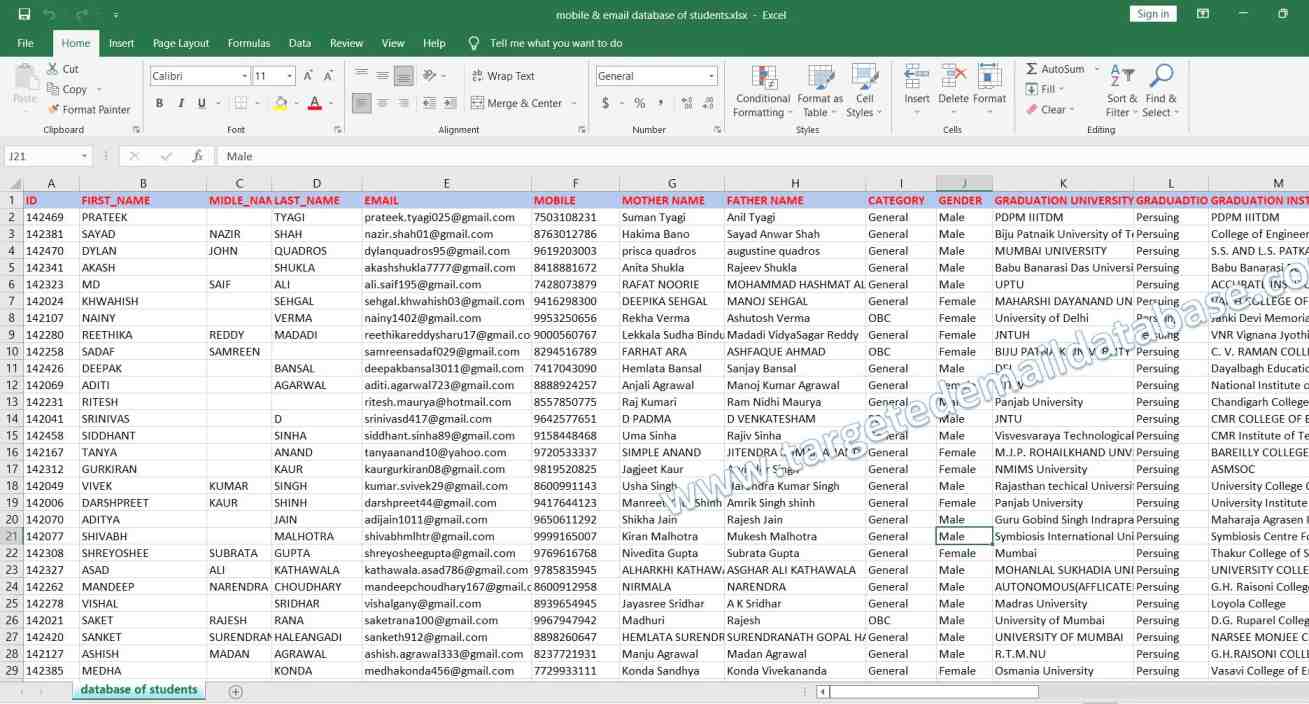 Email Database Of Students Targeted Email Database email-database-of-students-targeted-email-database